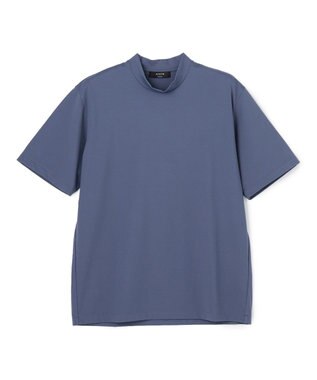 JOSEPH HOMME 新色追加【機能素材】ハイゲージベアスムース　モックネックＴシャツ ダルブルー系