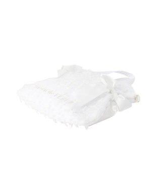 Maison de FLEUR レースダブルリボン２Ｗａｙトートバッグ Off White