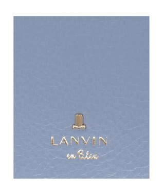 LANVIN en Bleu メラニー 二つ折り中Lファスナー財布 ペールブルー