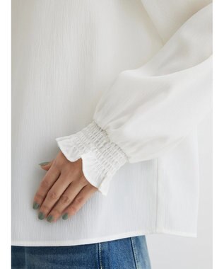 Green Parks ・ＥＬＥＮＣＡＲＥ　ＤＵＥ　ハイネックブラウス Off White