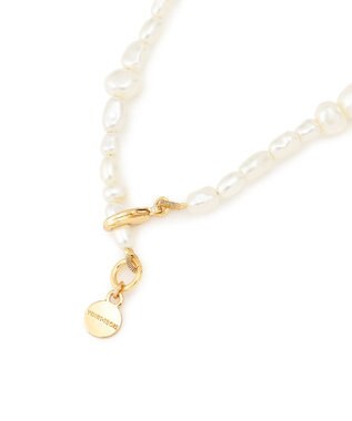 23区 ミックスパール ネックレス ホワイト系