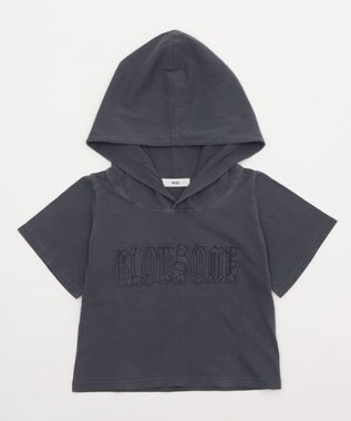 WEGO ピグメントフードちびT ネイビー