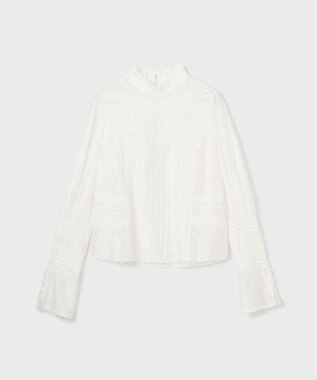 GRACE CONTINENTAL レースコンビハイネックトップ ホワイト