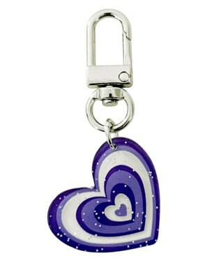 WEGO カラフルハートキーホルダー