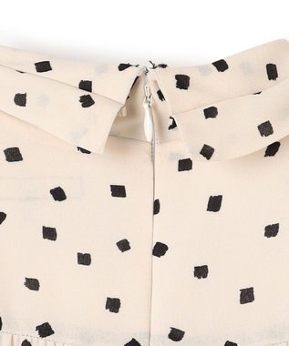 TOCCA 【八木アリサさん着用】【消臭】PROMISE RIBBON ROSETTE ドット柄ドレス アイボリー系5