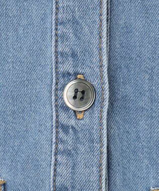 GRACE CONTINENTAL バックタックデニムシャツ インディゴ