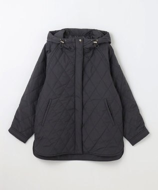 ANY 【洗濯機可/撥水】ダイヤキルトブルゾン ブラック