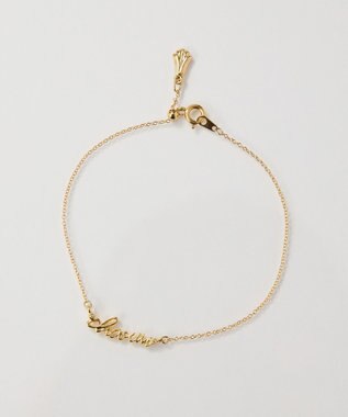 Phoebe ラッキーレターブレスレット(チャーム) ゴールド