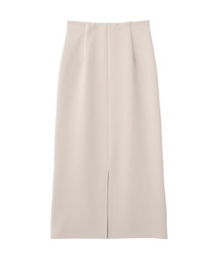 YECCA VECCA ダンボールニットナロースカート Beige