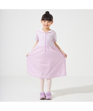 Chacott ジップアップワンピース ライラック