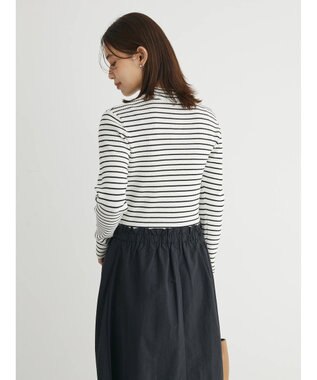 Green Parks ドッキングニットワンピース Black