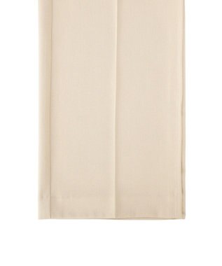 YECCA VECCA サイドラインパイピングストレートパンツ Gray Beige