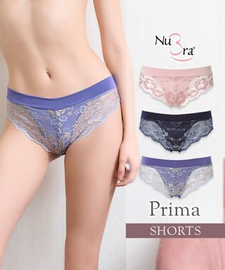 BRADELIS New York 【NuBra】プリマ ショーツ デザインヌーブラ ロイヤルブルー