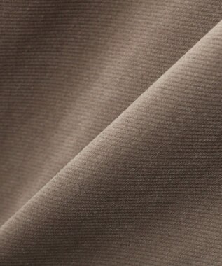 YECCA VECCA ベルテッドカルゼ起毛ワイドパンツ Gray Beige