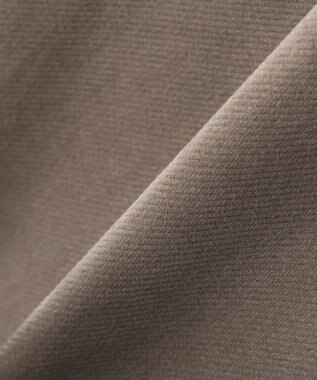 YECCA VECCA ベルテッドカルゼ起毛ワイドパンツ Gray Beige