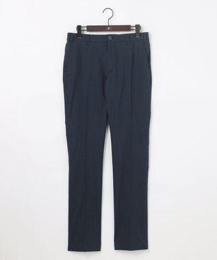 JOSEPH ABBOUD 【ウエストも伸びる!/清涼/ストレッチ】スラブストレッチ パンツ ネイビー系