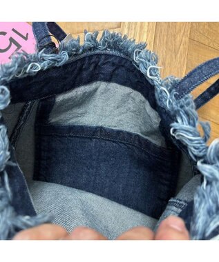 woadblue 【157】DENIM TIE TOTE デニムトートバッグ ダークブルー DARK BLUE