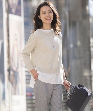 J.PRESS LADIES bird wing ワントップ ネックレス シルバー系