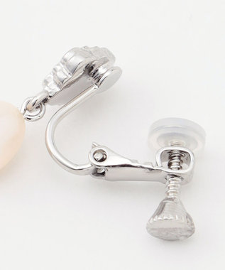 TOCCA CLOVER & PEARL EARRINGS 淡水バロックパールイヤリング シルバー系