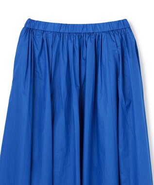 UNFILO コットンローン ボリュームスカート ブルー
