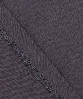 ANY L フロッキーロゴフレンチスリーブTシャツ チャコール