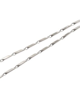 Green Parks ｅｖｅｒｙｗａｌｋ．ステンレスミラーカットネックレス Silver