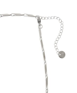 Green Parks ｅｖｅｒｙｗａｌｋ．ステンレスミラーカットネックレス Silver
