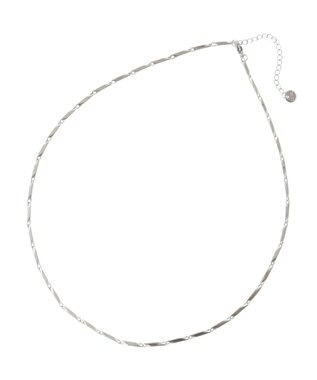Green Parks ｅｖｅｒｙｗａｌｋ．ステンレスミラーカットネックレス Silver