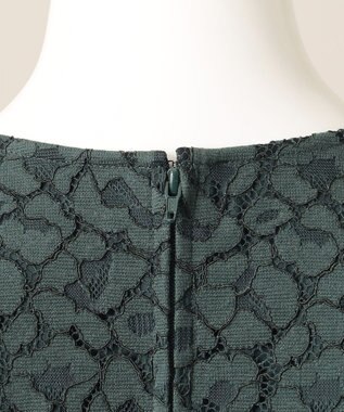 23区 【APPLAUDIR】ニュアンス フラワーレース ドレス グリーン系