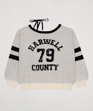 WEGO 2WAYグラフィックワンショルニット ホワイト