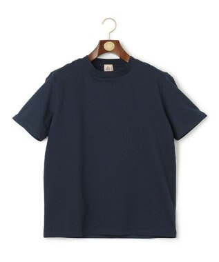 J.PRESS MEN 【ビジネス対応】【吸湿速乾】【J.PRESS PREMIUM JERSEY】 シアサッカー Tシャツ ネイビー系