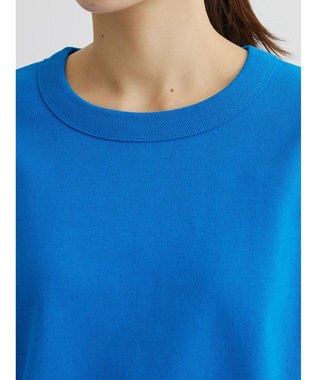 Green Parks コットンＵＳＡミニ裏毛七分袖トレＴＥＥ Blue