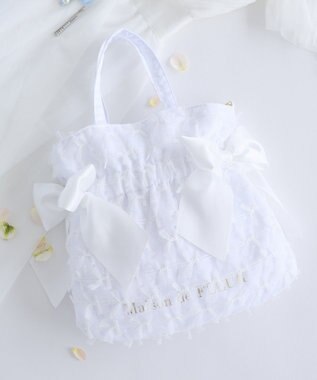 Maison de FLEUR レースダブルリボン２Ｗａｙトートバッグ