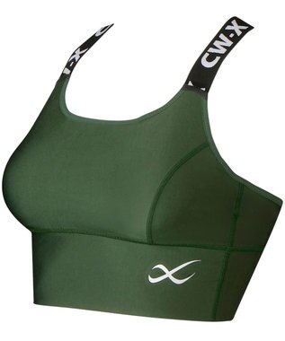 CW-X 【WOMEN】 スポーツゆれケアブラ 【スポーツ時のゆれからバストを守る】 吸汗速乾（本体） HTY021 /ワコール カーキ