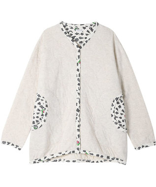 tsumori chisato SLEEP ツモリチサト カーディガン キルトニット素材(本体) あったか 長袖 ルームウェア レディース URW431 /ワコール