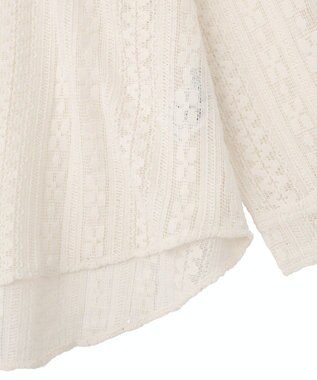 Green Parks 長袖レースシャツ Off White