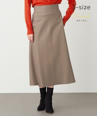 BEIGE， 【S-size】CORBY / フレアスカート Taupe