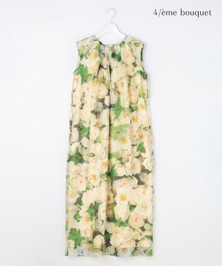 自由区 【カトリエムブーケ】Le bouquet de Laurent ブーケモチーフドレス ブーケ柄