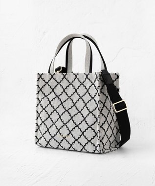 TOCCA CHECKER CLOVER EMBROIDERY MINI ミニバッグ ブラック系