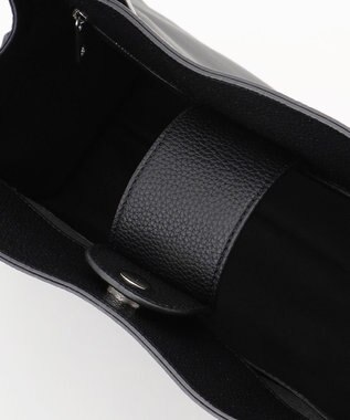 ICB 【A4サイズ収納可能】ナイロンボストントート チャコール系