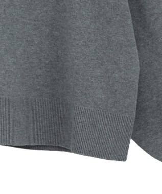 YECCA VECCA 刺繍ロゴニット Gray