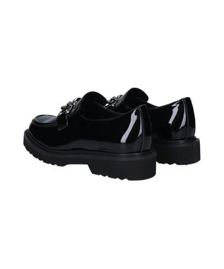 Bridget Birkin 【PARADIS COULEUR】メタルチェーンローファー ブラックエナメル