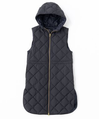 UNFILO 【TAION×UNFILO】フード付き ジレ ネイビー