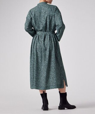 Paul Smith Horseshoe Leopard プリント ワンピース グレイッシュブルー