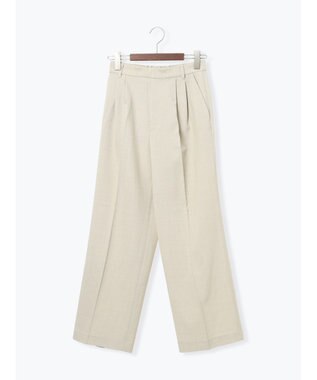 Te chichi メランジツイルワイドパンツ《2026 spring catalog item》 ライトベージュ