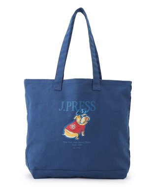 J.PRESS MEN 【AaronChang】【UNISEX】コットンキャンバス トートバッグ ネイビー系