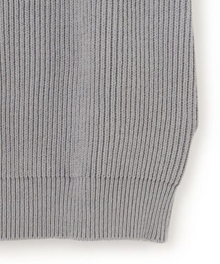 UNFILO MENS スウェットライク ジップベスト [24年秋冬商品] ライトグレー