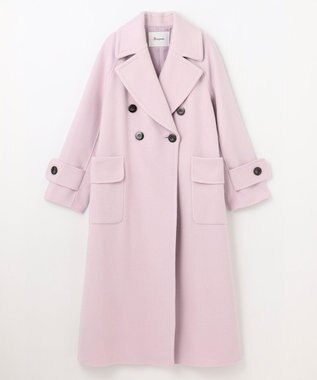 GRACE CONTINENTAL リバートレンチコート ピンク