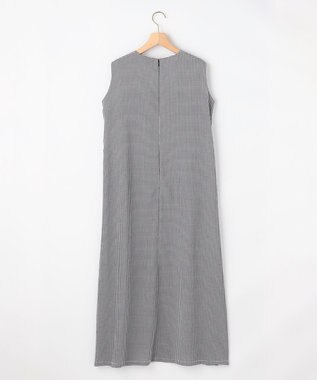 組曲 L 【先行予約】サッカーギンガムチェック Aラインワンピース ホワイト系