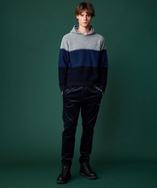 JOSEPH ABBOUD MOUNTAIN 【ストレッチ/ソフトタッチ】コーデュロイ クライミング パンツ ネイビー系